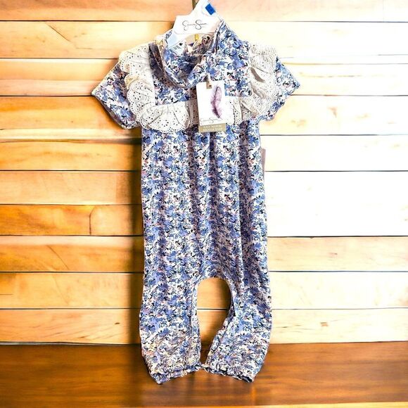 NWT Jessica Simpson Romper & Headband Set (24 Months) - Picture 1 of 6